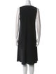 Max Mara Scoop Neck Knee-Length Dress