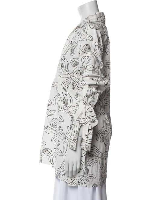 Max Mara Printed V-Neck Tunic