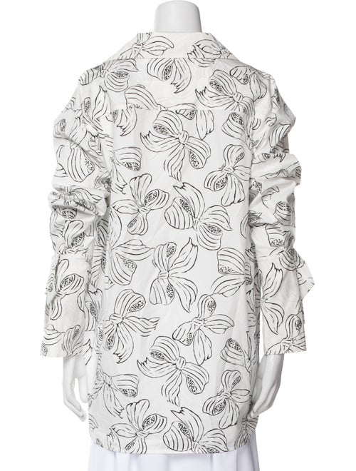 Max Mara Printed V-Neck Tunic