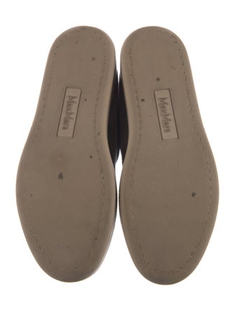 Max Mara Suede Colorblock Pattern Sneakers