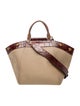 Max Mara Canvas Top Handle Bag
