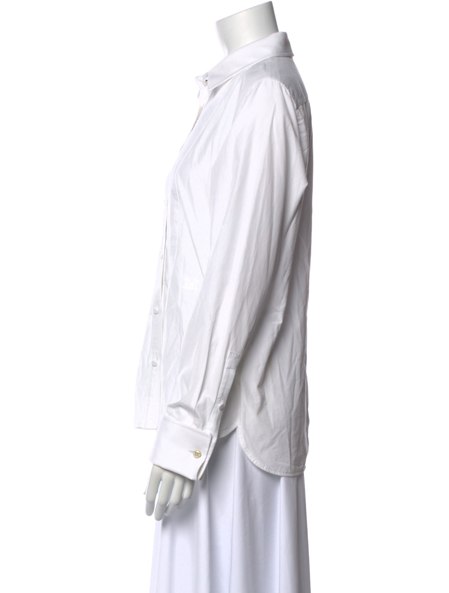 Max Mara Long Sleeve Button-Up Top