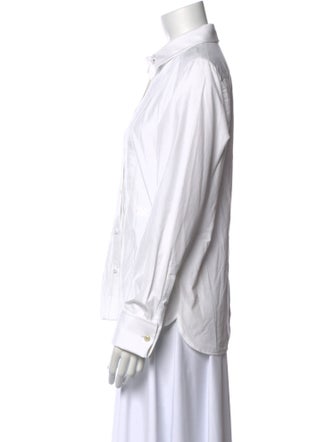 Max Mara Long Sleeve Button-Up Top