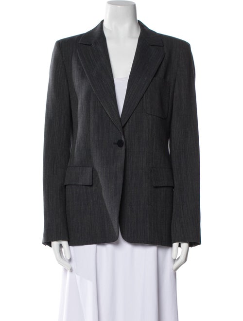 Max Mara Virgin Wool Striped Blazer