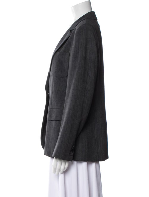 Max Mara Virgin Wool Striped Blazer