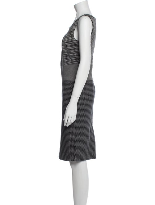 Max Mara Striped Knee-Length Dress