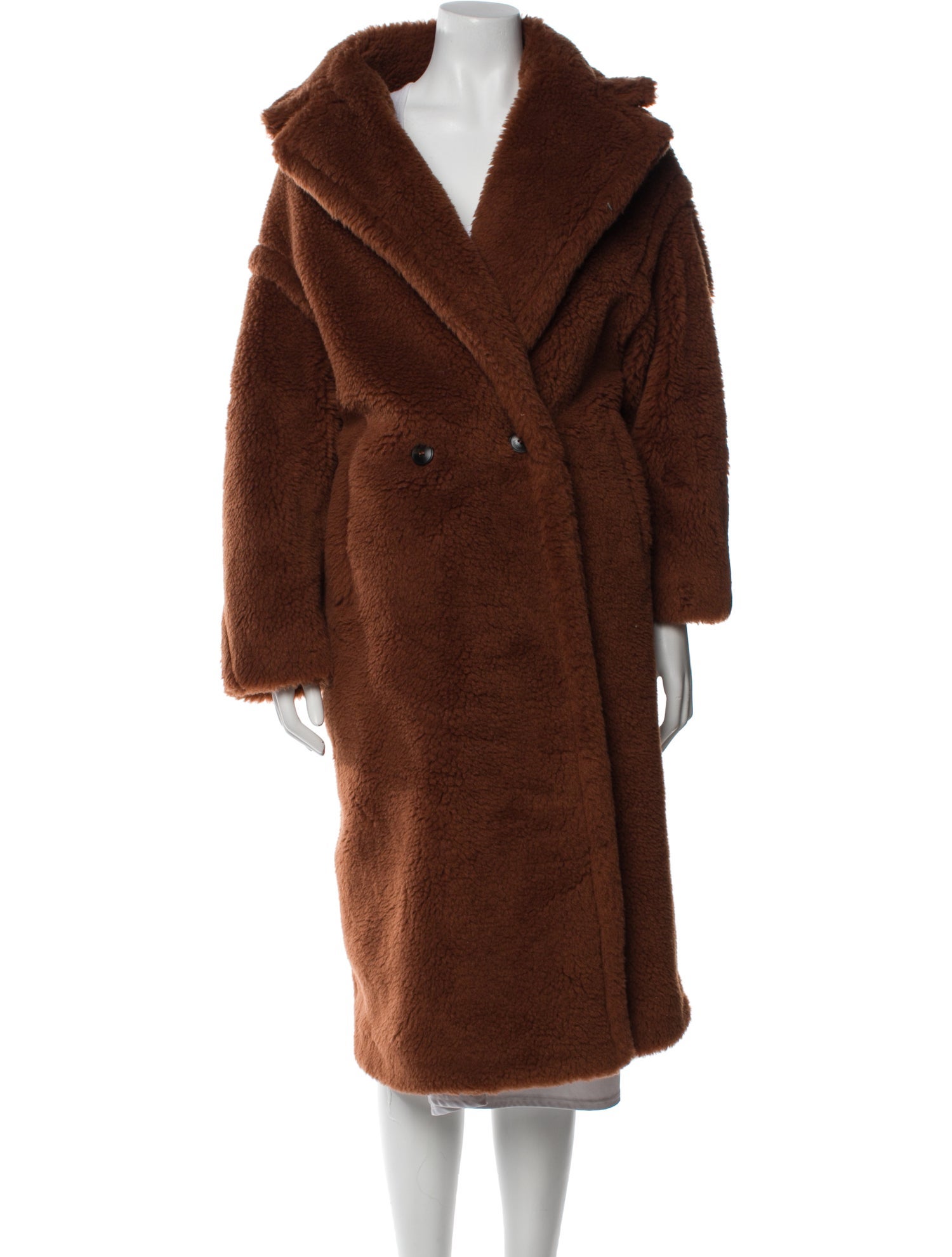 Max Mara Alpaca Faux Fur Coat