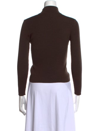 Max Mara Wool Mock Neck Sweater