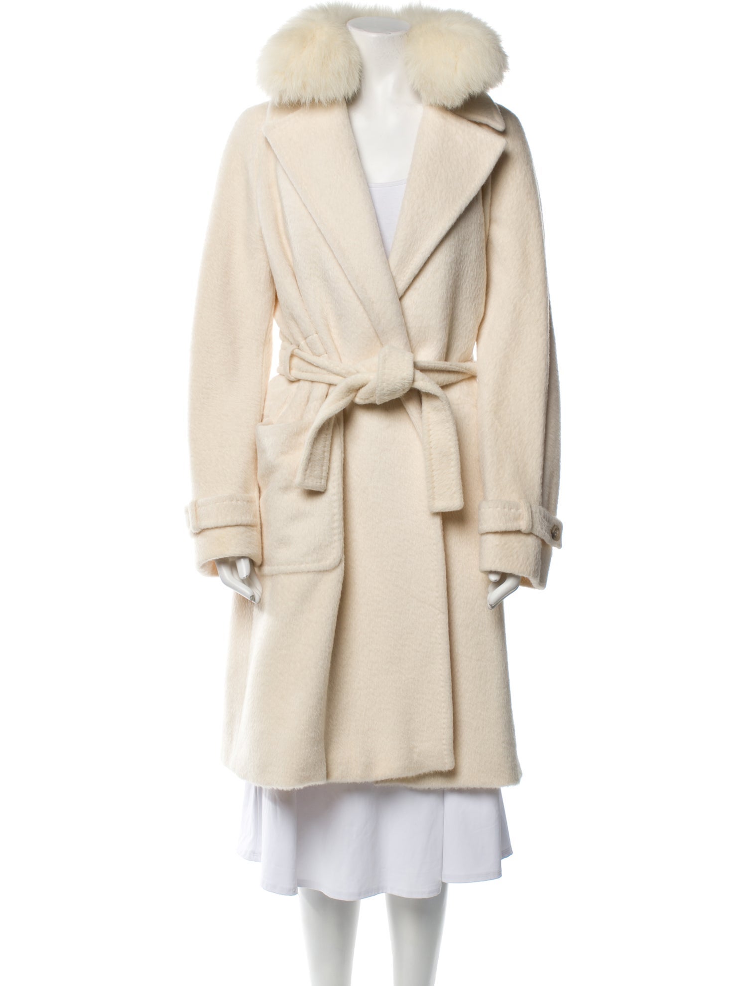 Max Mara Alpaca Trench Coat
