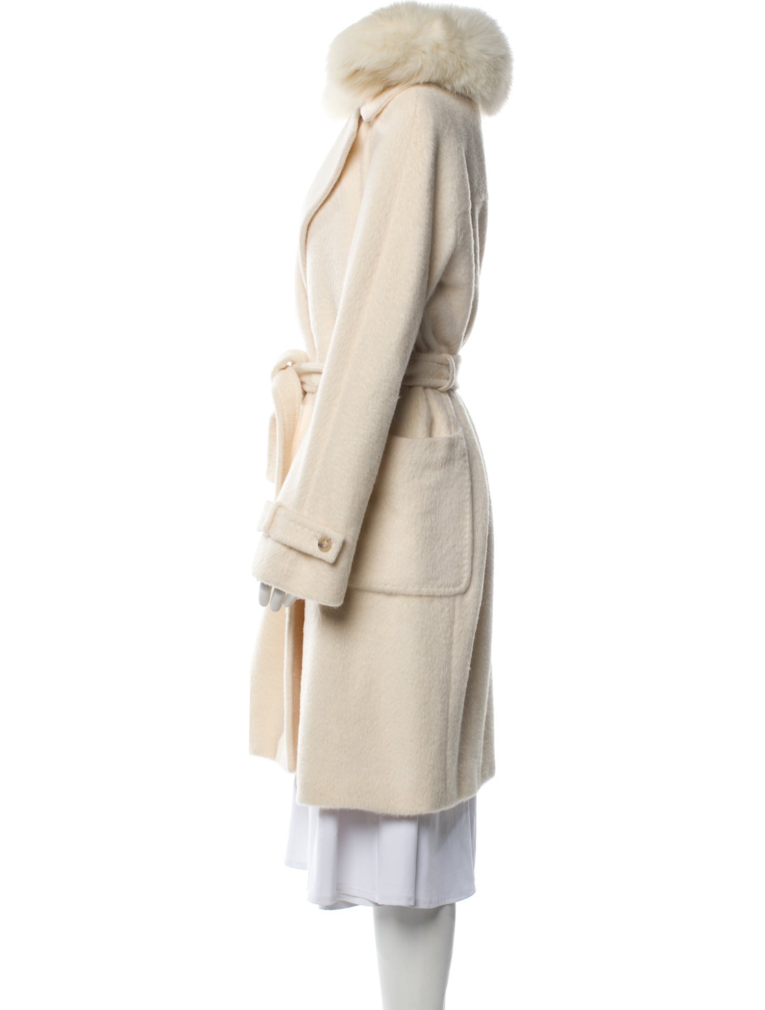 Max Mara Alpaca Trench Coat