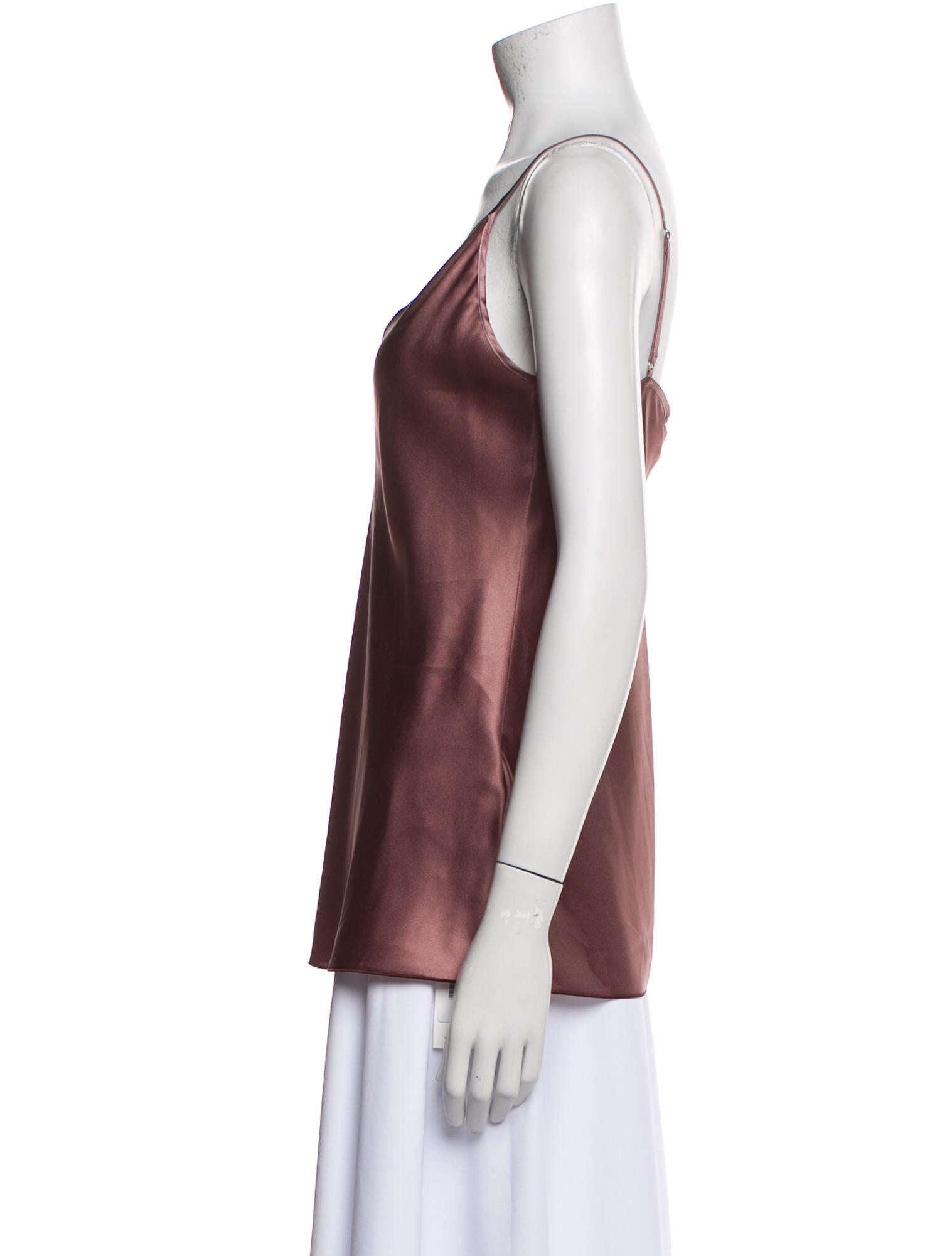 Max Mara Silk V-Neck Top