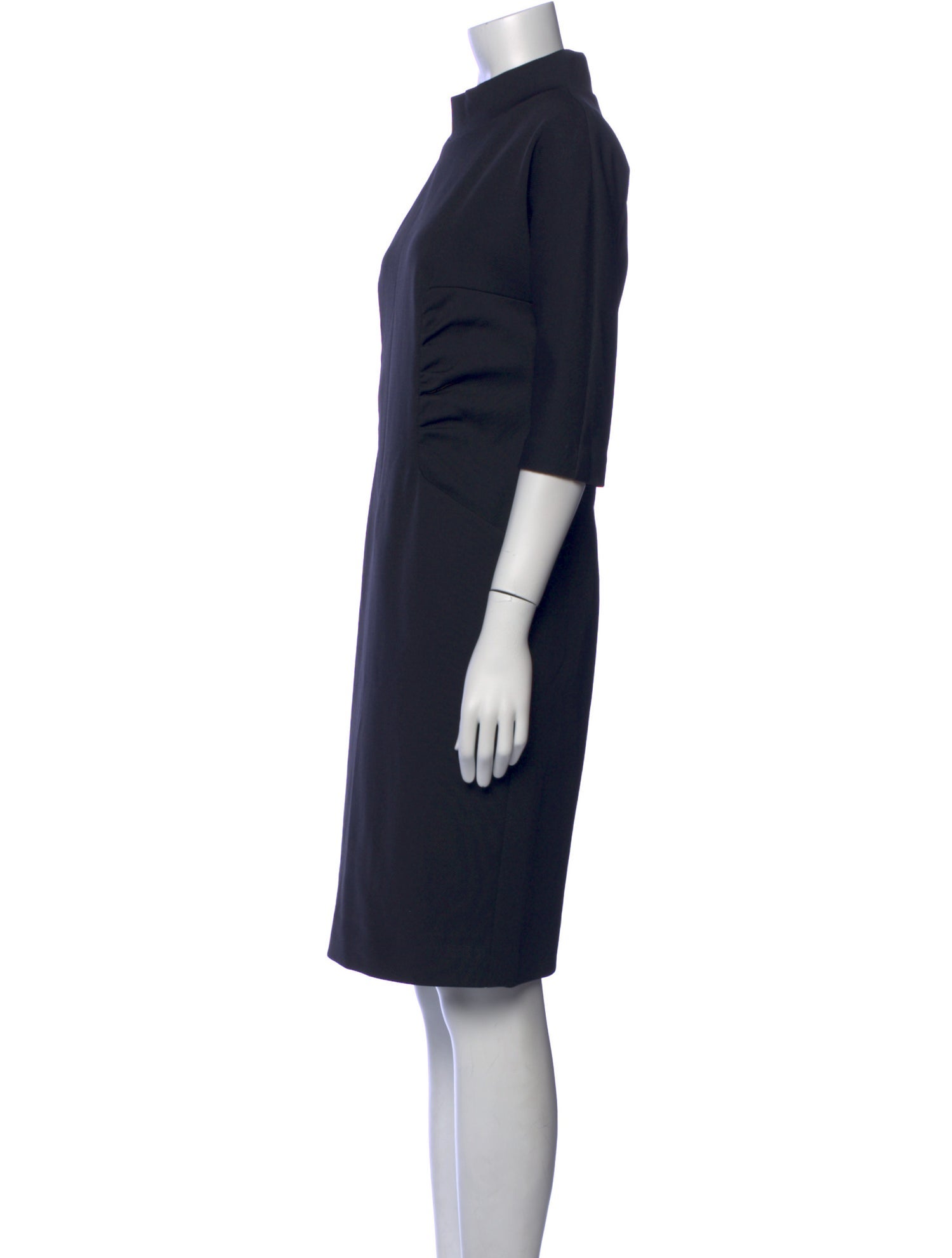 Max Mara Turtleneck Knee-Length Dress