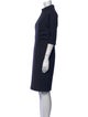 Max Mara Turtleneck Knee-Length Dress