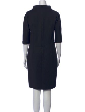 Max Mara Turtleneck Knee-Length Dress