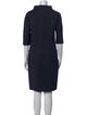 Max Mara Turtleneck Knee-Length Dress
