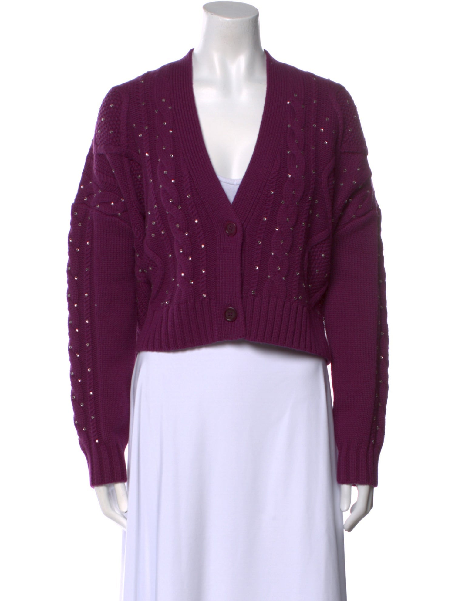 Max Mara Wool V-Neck Sweater w/ Tags