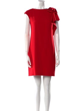 Max Mara Bateau Neckline Mini Dress