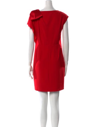Max Mara Bateau Neckline Mini Dress
