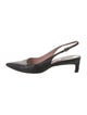 Max Mara Leather Slingback Pumps