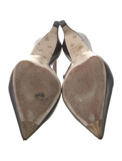 Max Mara Leather Slingback Pumps