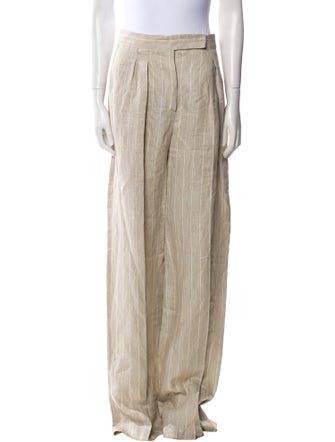 Max Mara Linen Wide Leg Pants