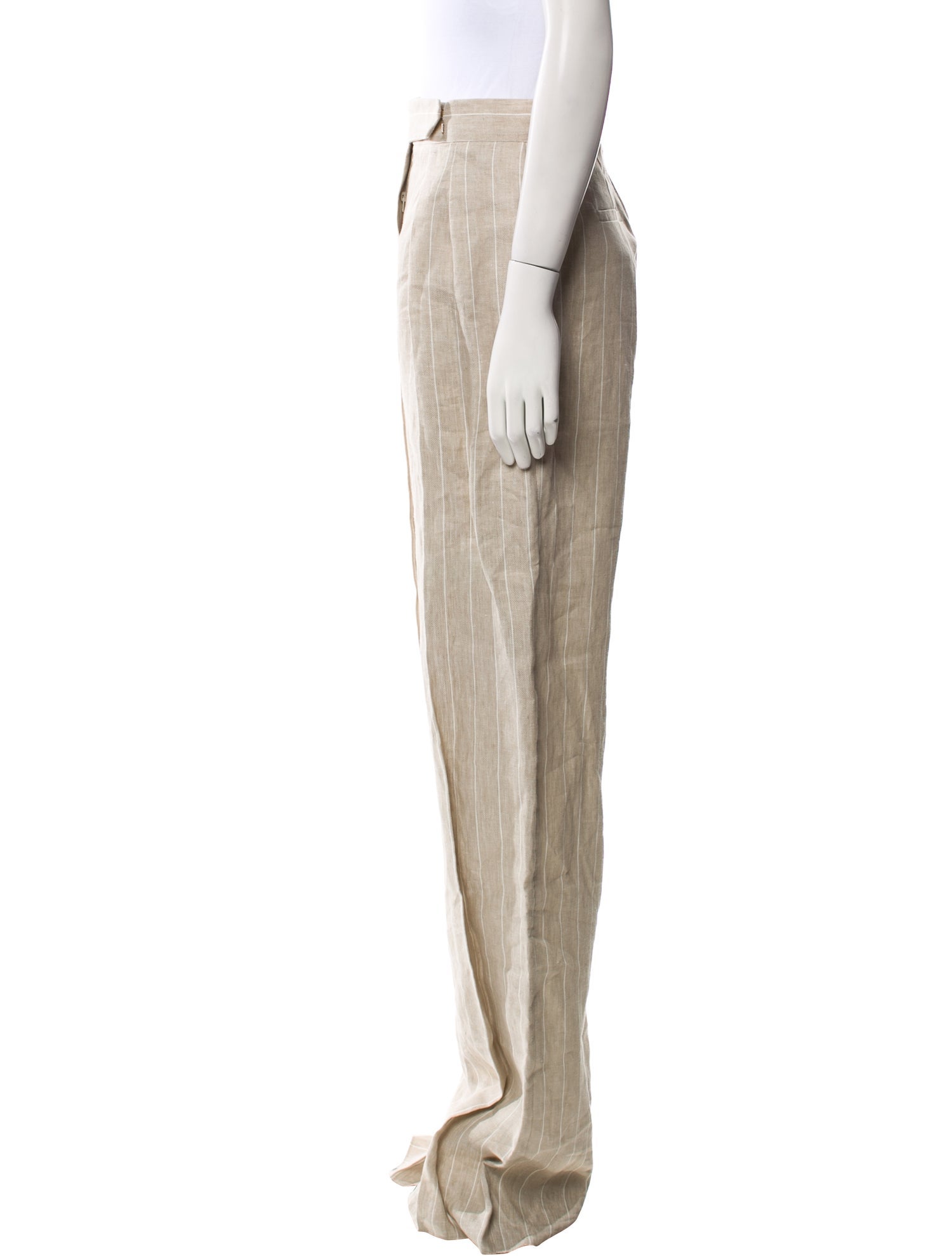 Max Mara Linen Wide Leg Pants