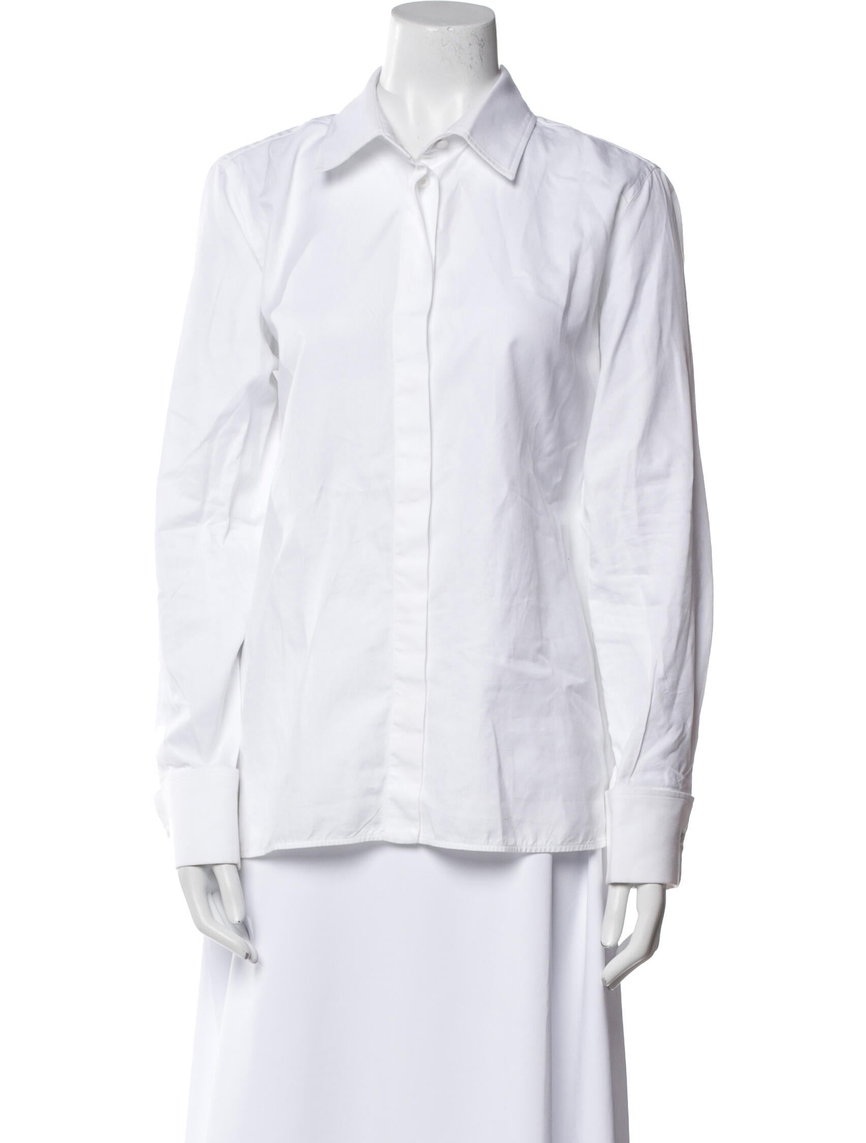 Max Mara Long Sleeve Button-Up Top