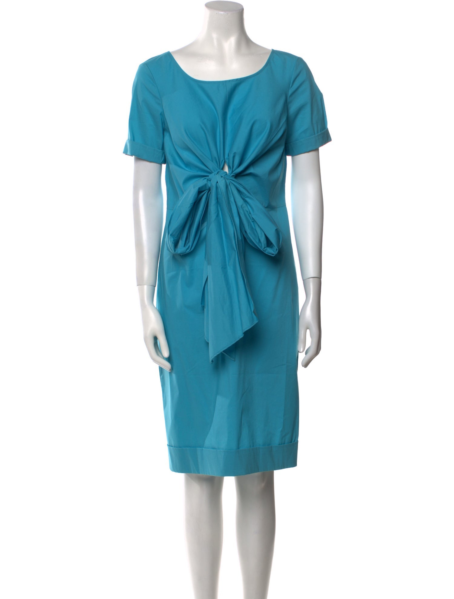 Max Mara Bateau Neckline Knee-Length Dress w/ Tags