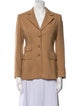 Max Mara Virgin Wool Tweed Pattern Blazer