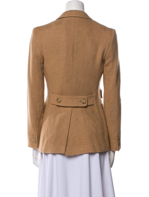 Max Mara Virgin Wool Tweed Pattern Blazer