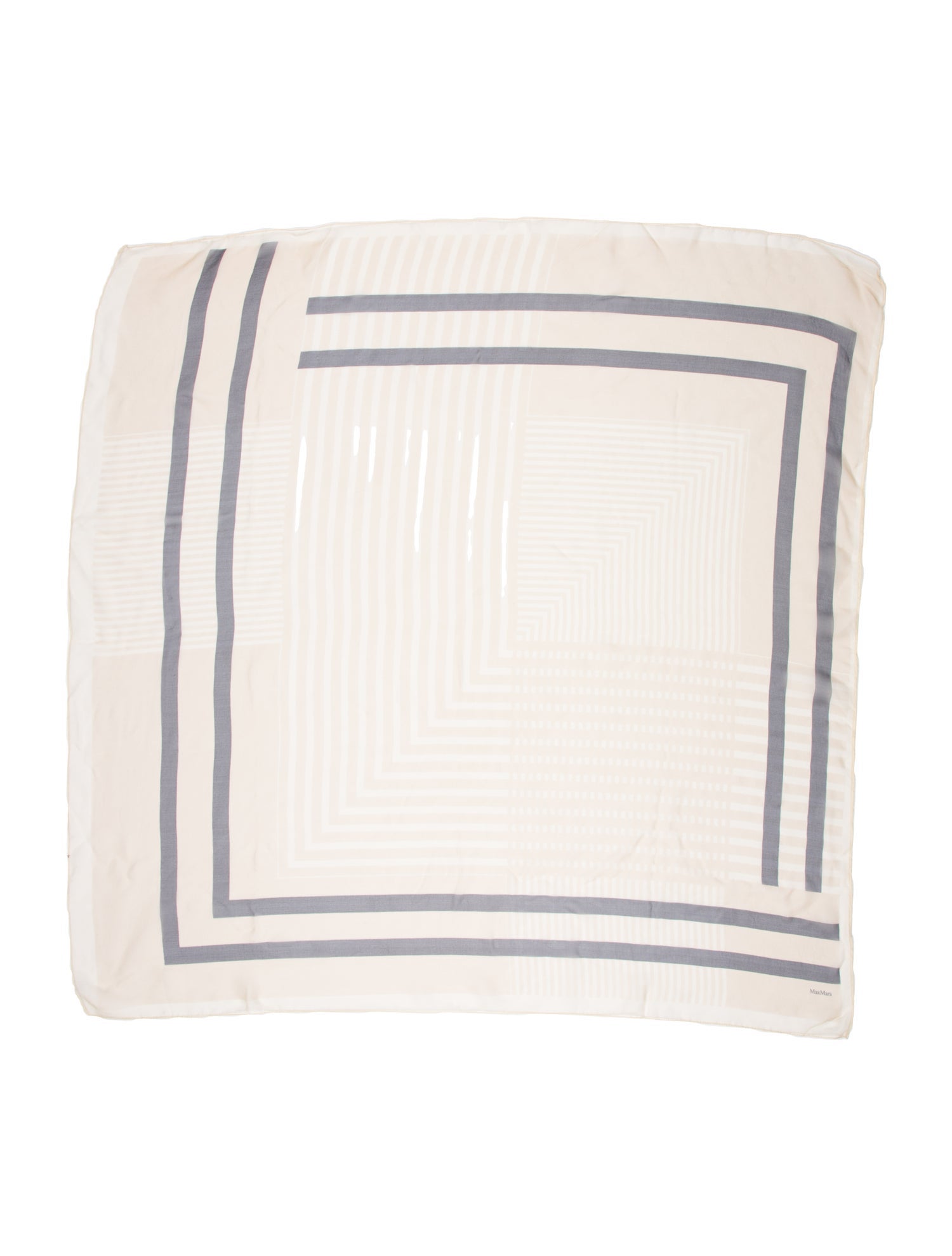 Max Mara Silk Striped Snood