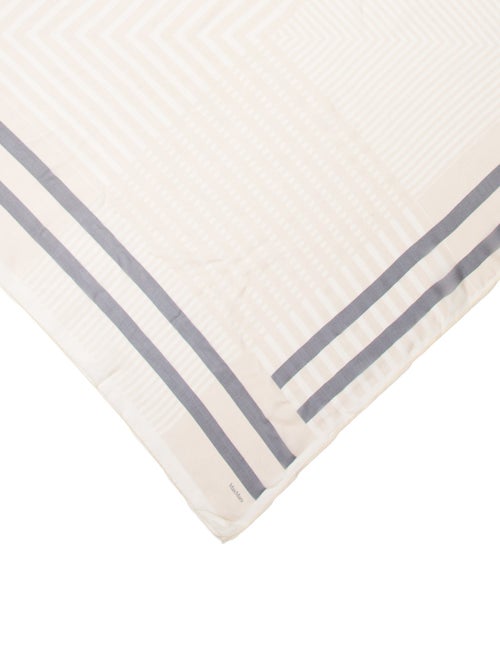 Max Mara Silk Striped Snood