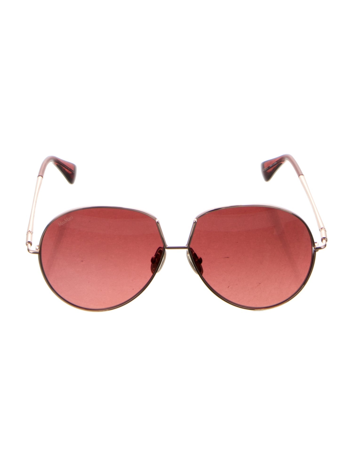 Max Mara Aviator Tinted Sunglasses
