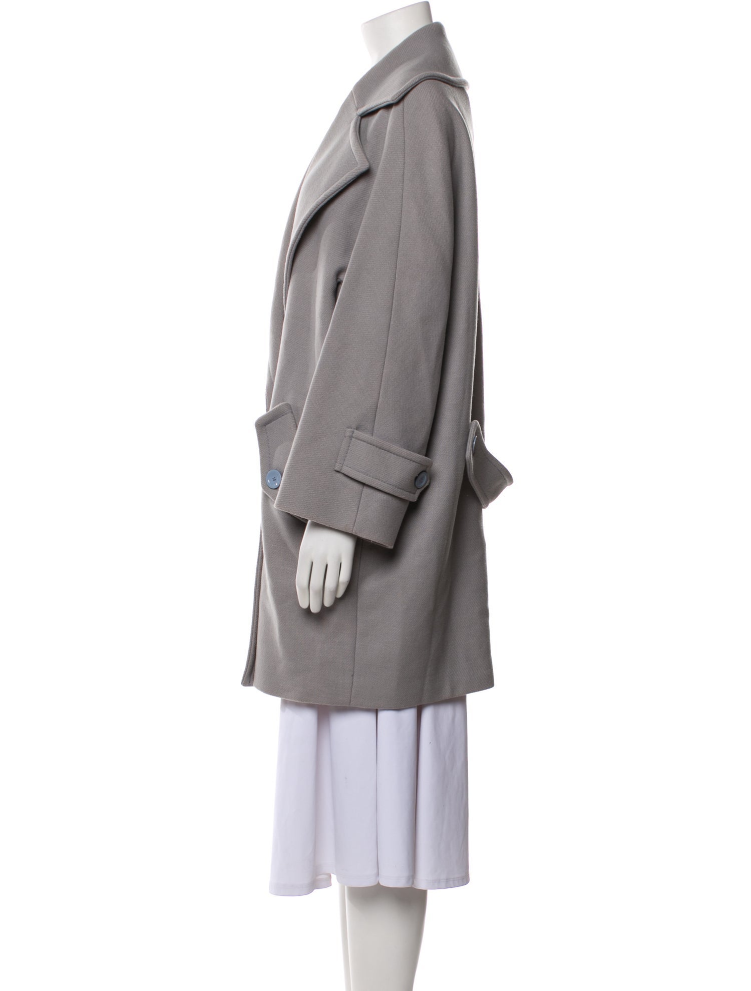 Max Mara Virgin Wool Trench Coat