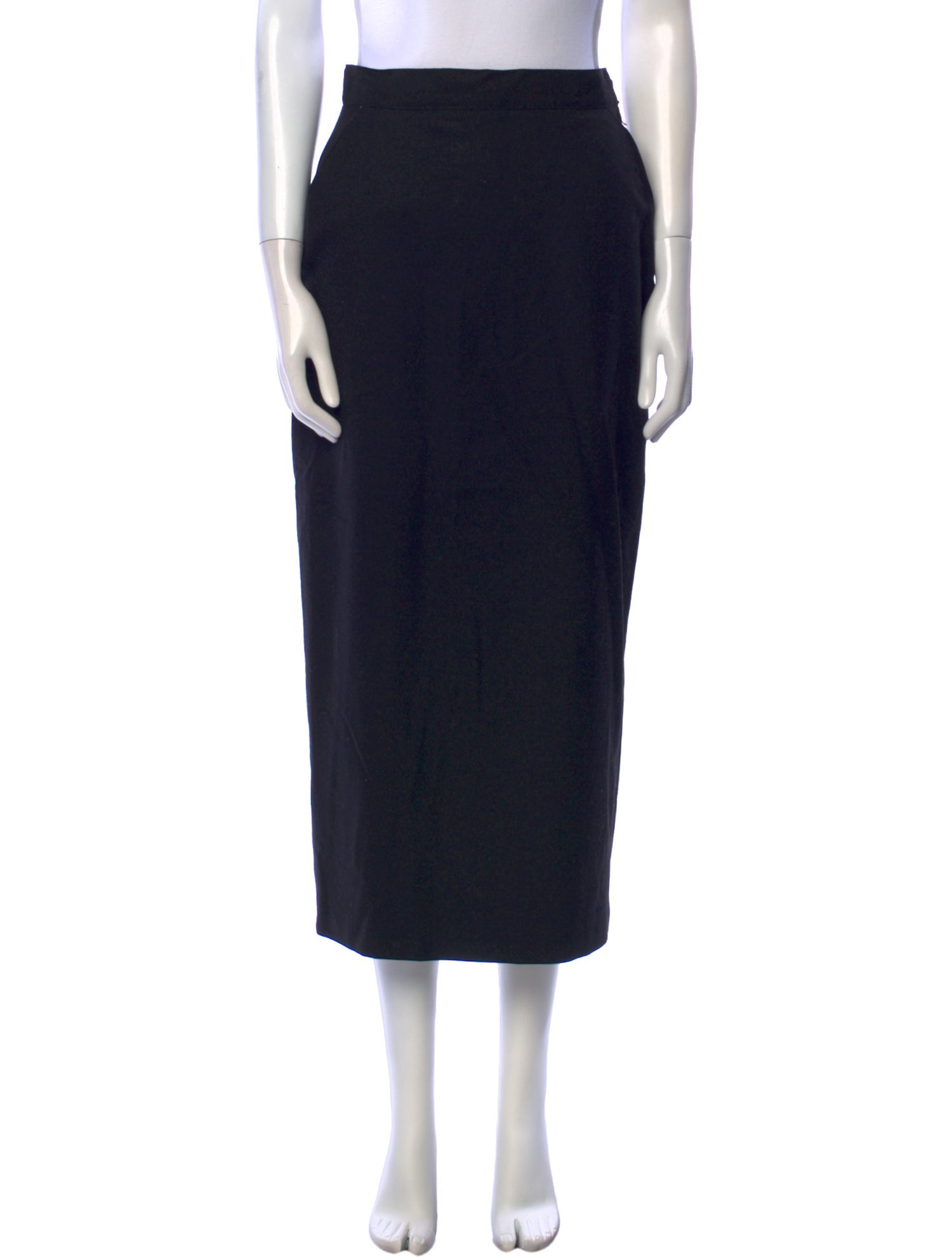Max Mara Virgin Wool Midi Length Skirt