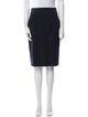 Max Mara Virgin Wool Knee-Length Skirt