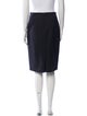 Max Mara Virgin Wool Knee-Length Skirt