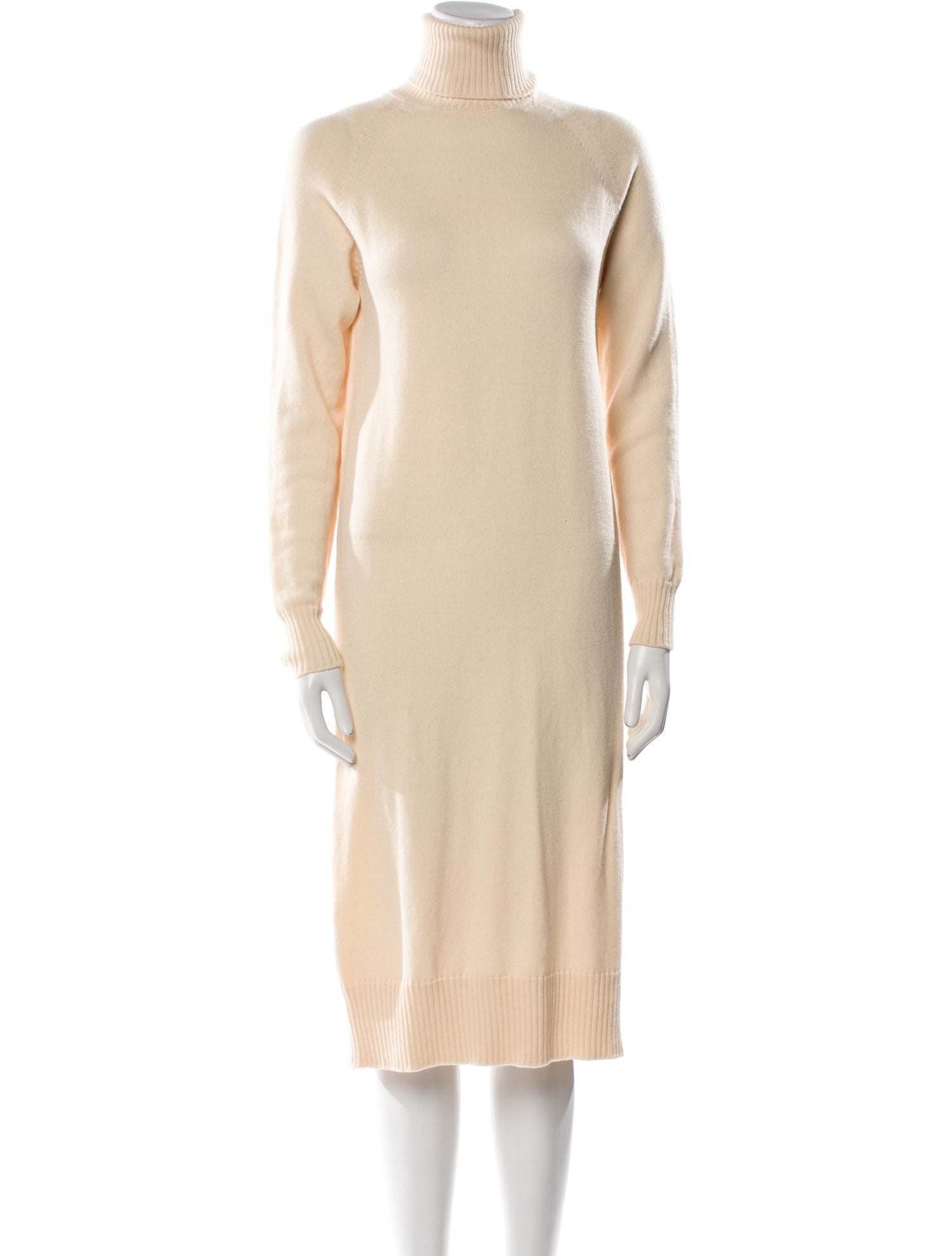 Max Mara Turtleneck Midi Length Dress