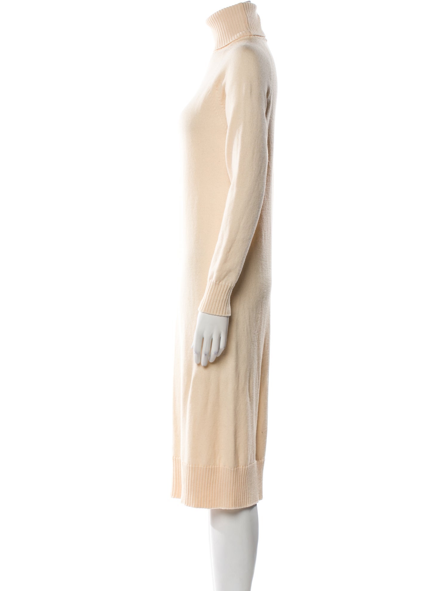 Max Mara Turtleneck Midi Length Dress