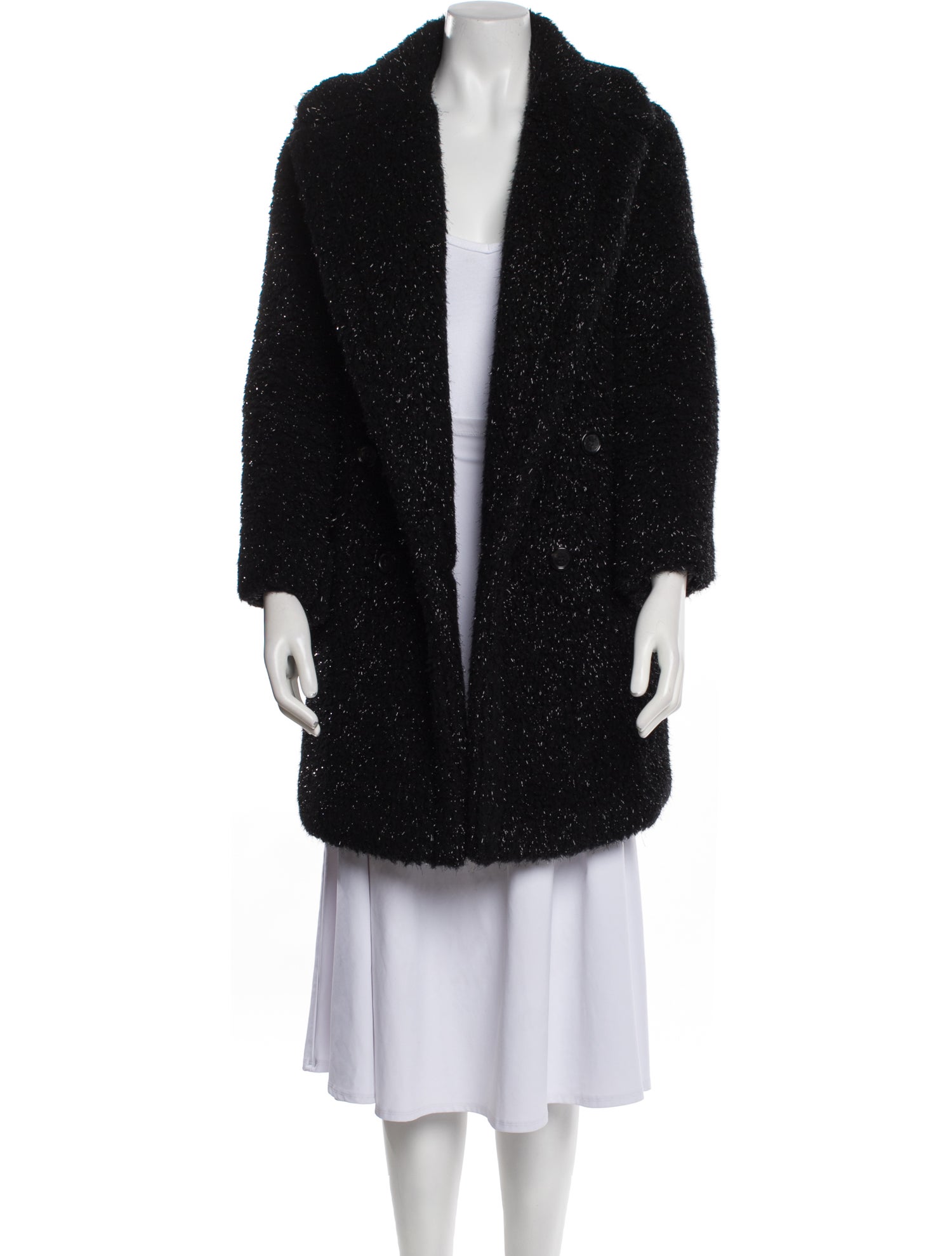Max Mara Faux Fur Coat