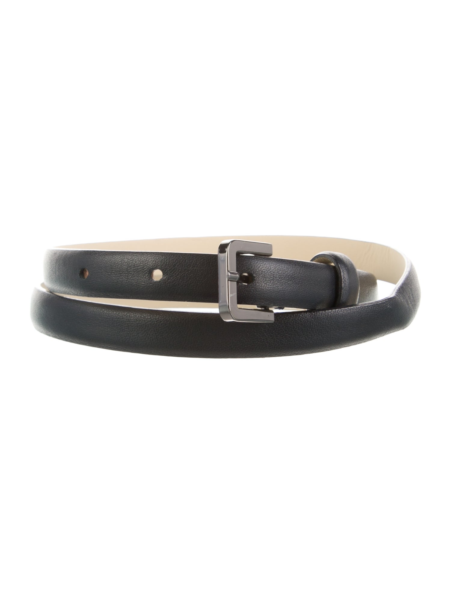 Max Mara Skinny Leather Belt