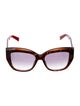 Max Mara Oversize Gradient Sunglasses
