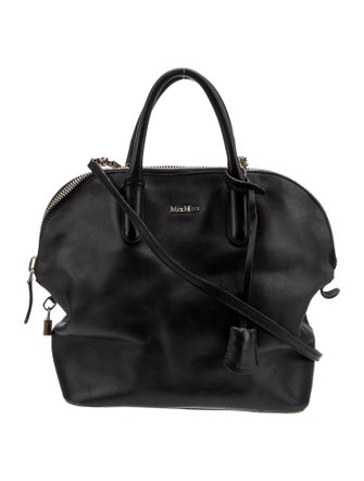 Max Mara Leather Top Handle Bag