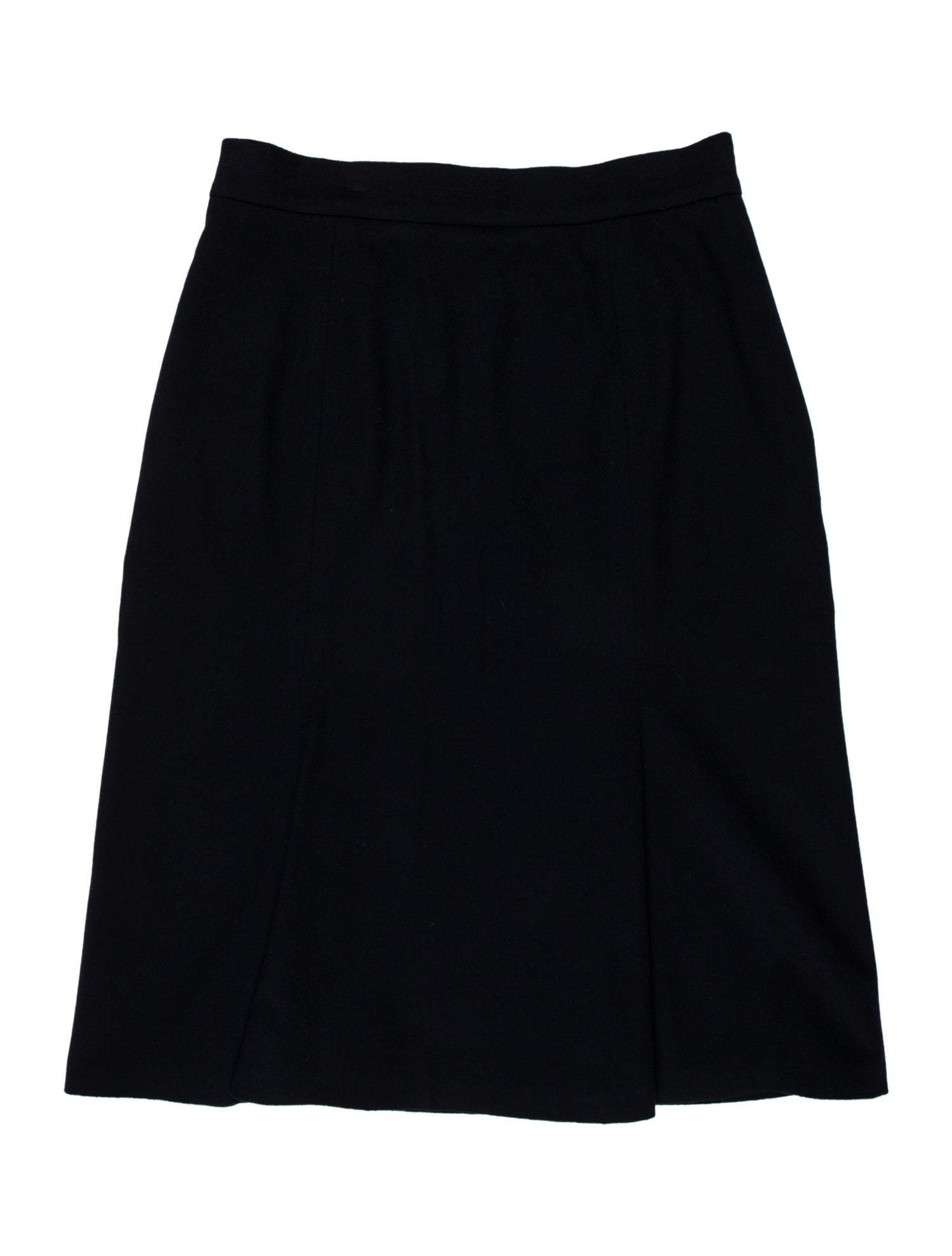 Max Mara Virgin Wool Knee-Length Skirt