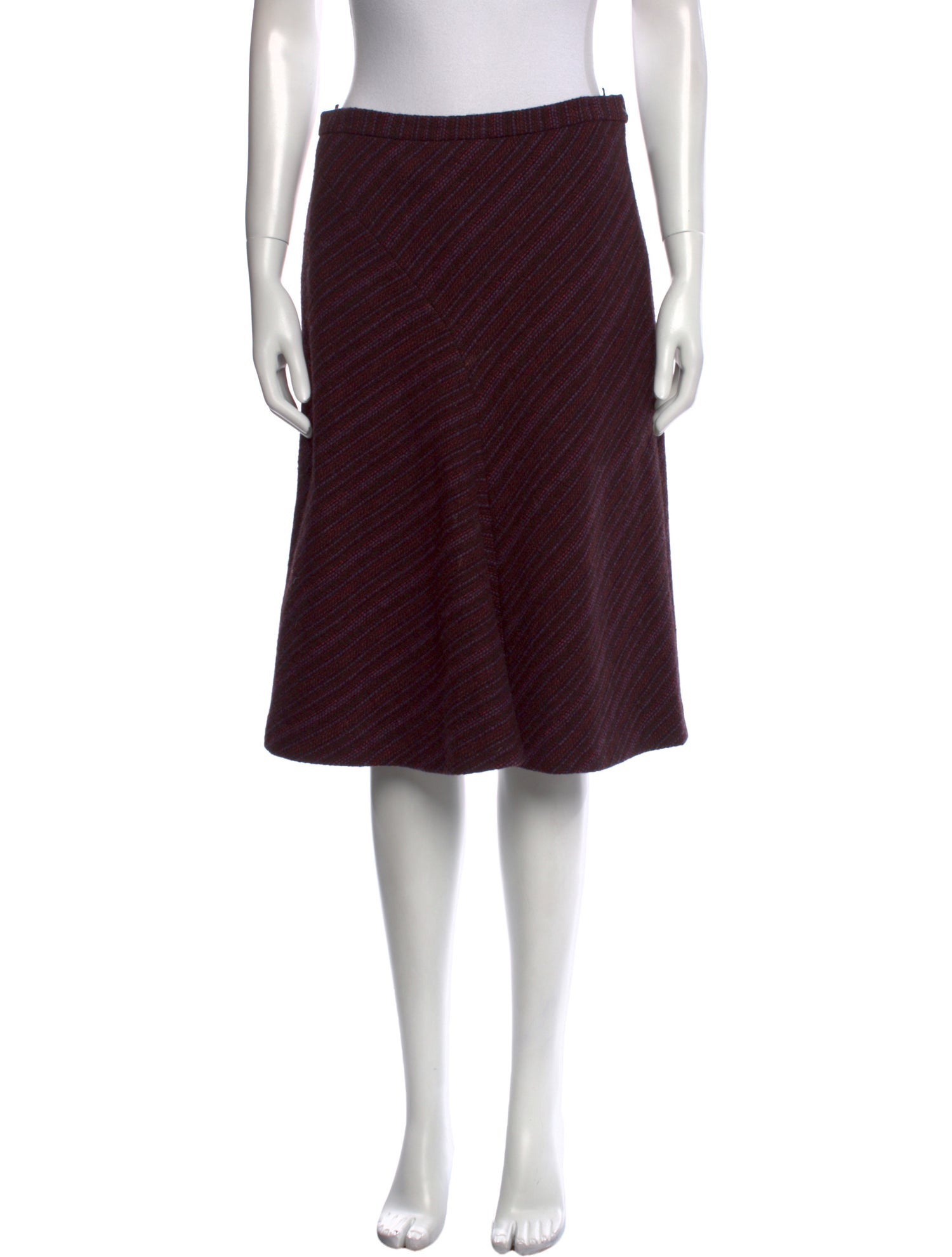 Max Mara Virgin Wool Knee-Length Skirt w/ Tags