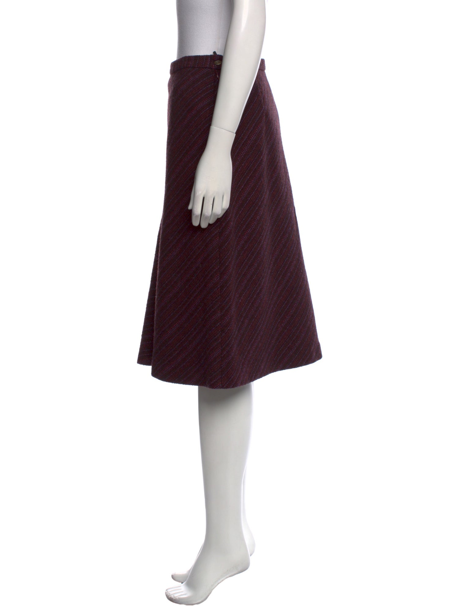 Max Mara Virgin Wool Knee-Length Skirt w/ Tags