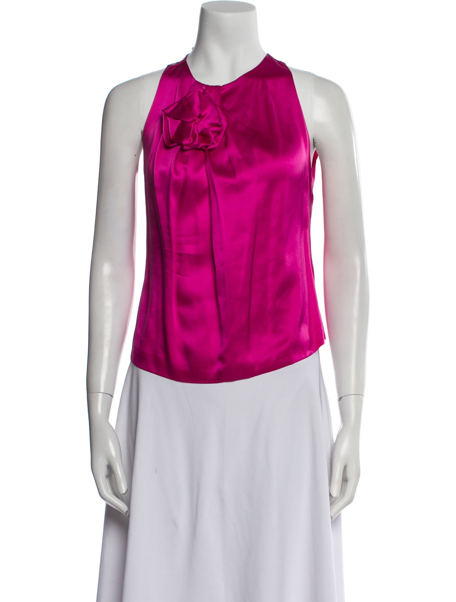 Max Mara Silk Halterneck Top