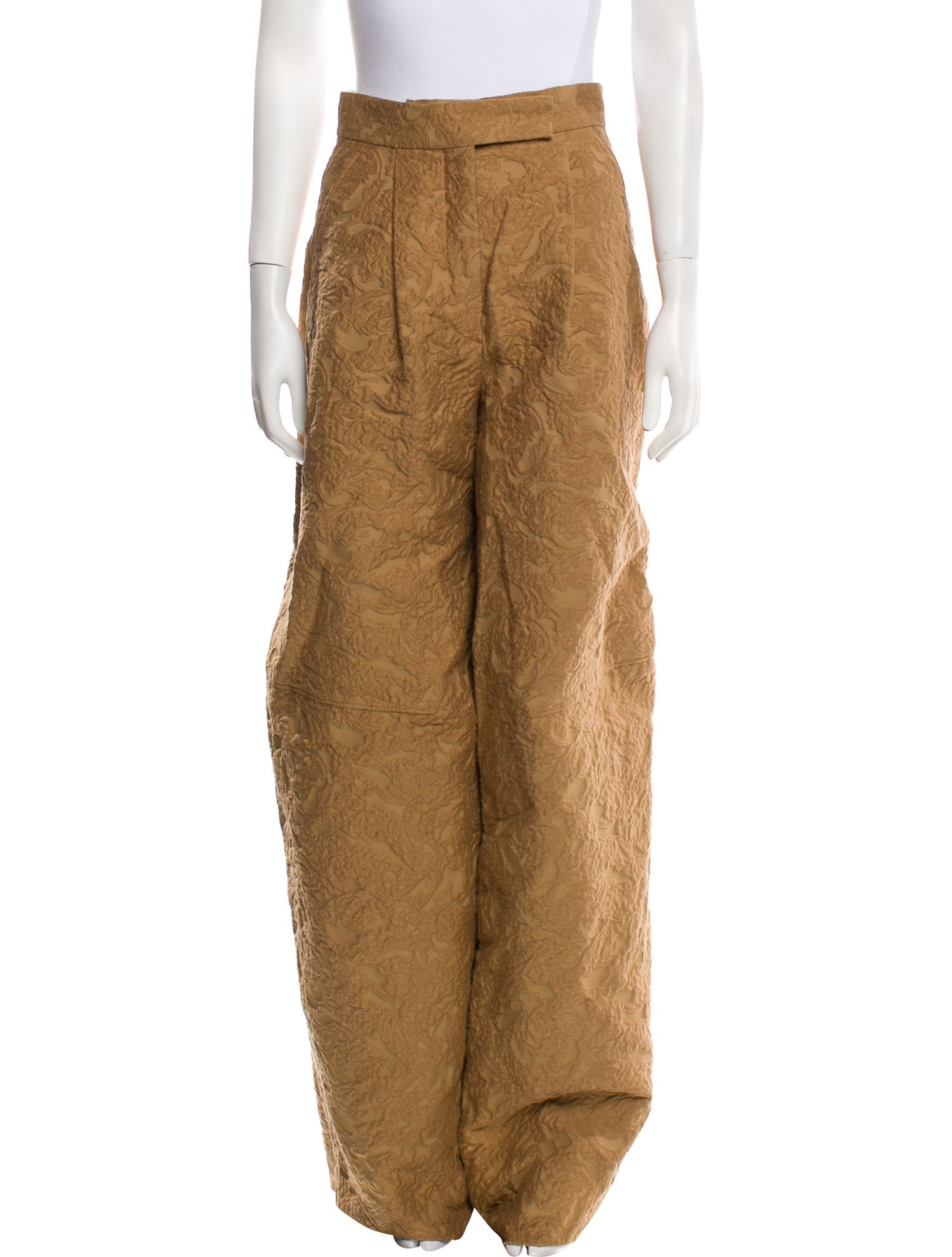 Max Mara Lace Pattern Wide Leg Pants w/ Tags