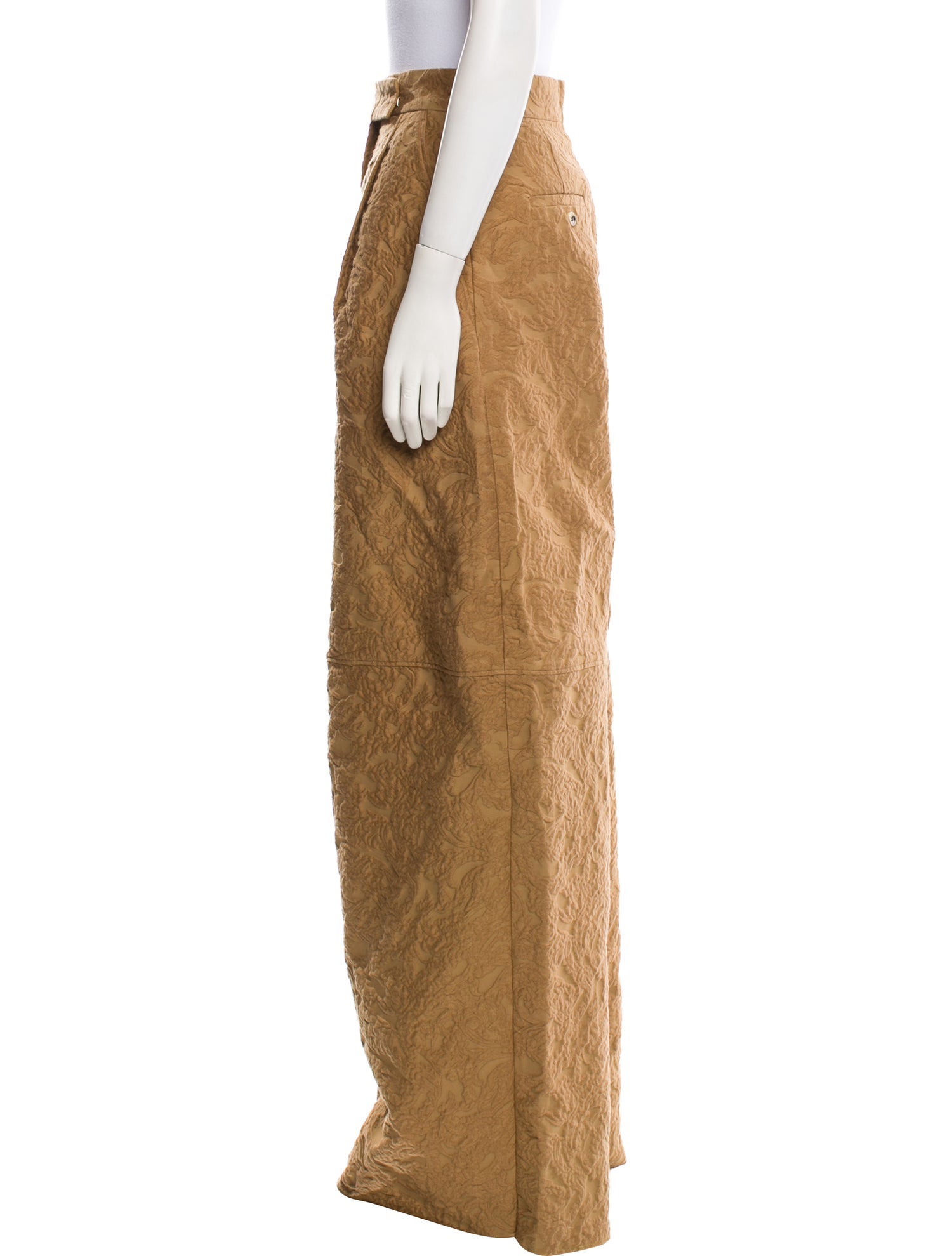 Max Mara Lace Pattern Wide Leg Pants w/ Tags