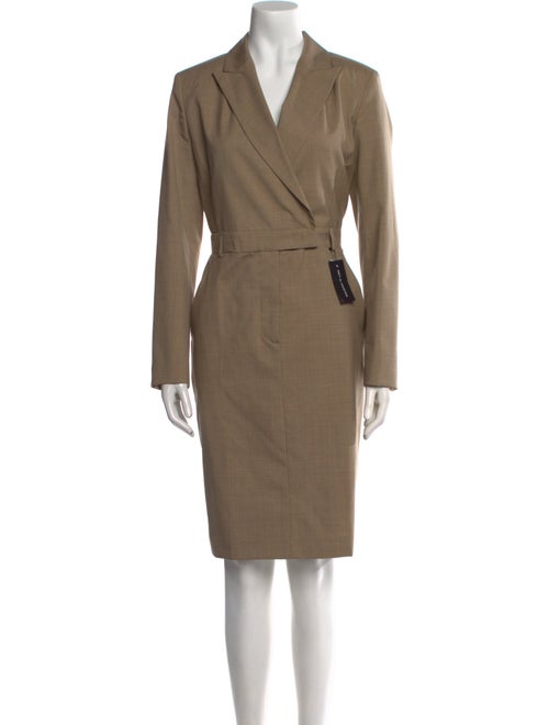Max Mara Virgin Wool Mini Dress